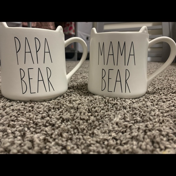 Indigo Mamma & Pappa Bear Mug Set NWT - Picture 2 of 5